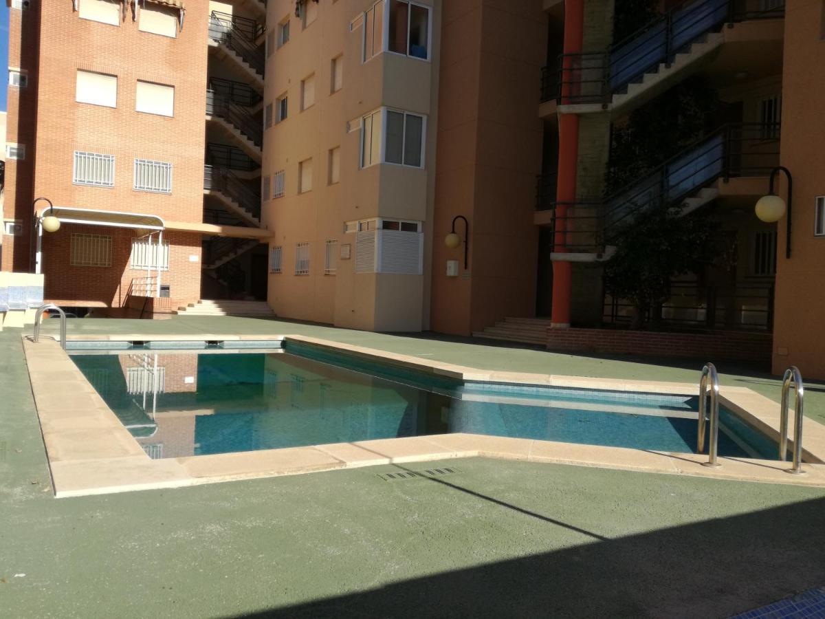 Apartamento Con Gran Terraza, Piscina Y Con Vistas Al Mar, A Solo 50 M De La Playa Daimus Exterior photo